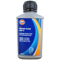Тормозная жидкость GULF Brake Fluid DOT 4, 0.25л