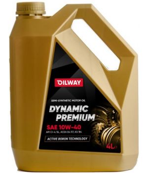 Моторное масло Oilway Dynamic Premium 10W-40, 4л