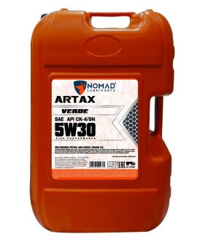 Моторное масло NOMAD ARTAX VERDE 5W-30, 20л