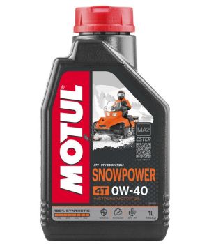 Моторное масло MOTUL Snowpower 4T 0W-40, 1л