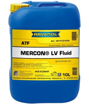 Трансмиссионное масло RAVENOL ATF Mercon LV, 10л