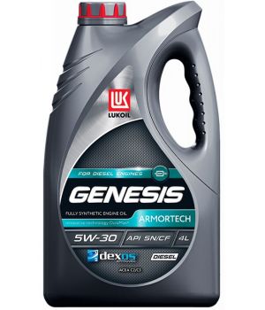 Моторное масло Лукойл Genesis Armortech Diesel 5W-30, 4л