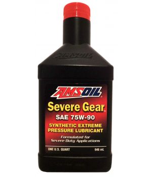 Трансмиссионное масло AMSOIL Severe Gear Synthetic Extreme Pressure (EP) Lubricant SAE 75W-90 (0,946л)