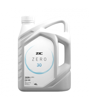 Моторное масло ZIC ZERO 30 0W-30, 4л