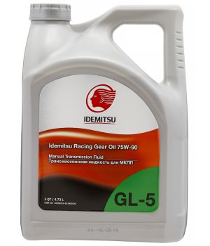 Трансмиссионное масло IDEMITSU Racing GEAR OIL 75W-90, 4,73л