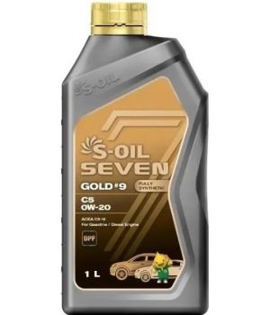 Моторное масло S-OIL SEVEN GOLD #9 C5 0W-20​​​​​​​, 1л