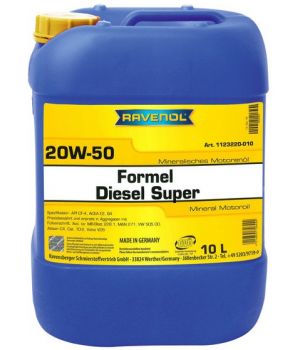 Моторное масло RAVENOL Formel Diesel Super 20W-50, 10л