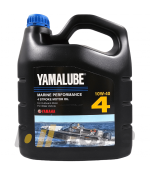 Моторное масло Yamaha YAMALUBE 4 10W-40 Marine Performance Oil, 4л