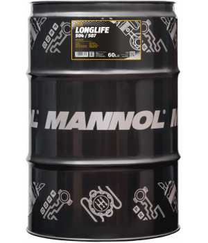 Моторное масло MANNOL 7715 LONGLIFE 504/507 5W-30, 60л