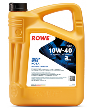 Моторное масло ROWE HIGHTEC TRUCKSTAR 10W-40 HC-LA, 5л