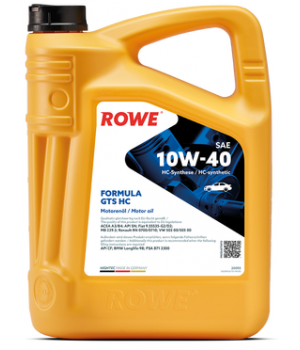 Моторное масло ROWE HIGHTEC FORMULA GTS 10W-40 HC, 5л