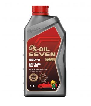 Моторное масло S-OIL SEVEN RED #9 SN PLUS 5W-30, 1л