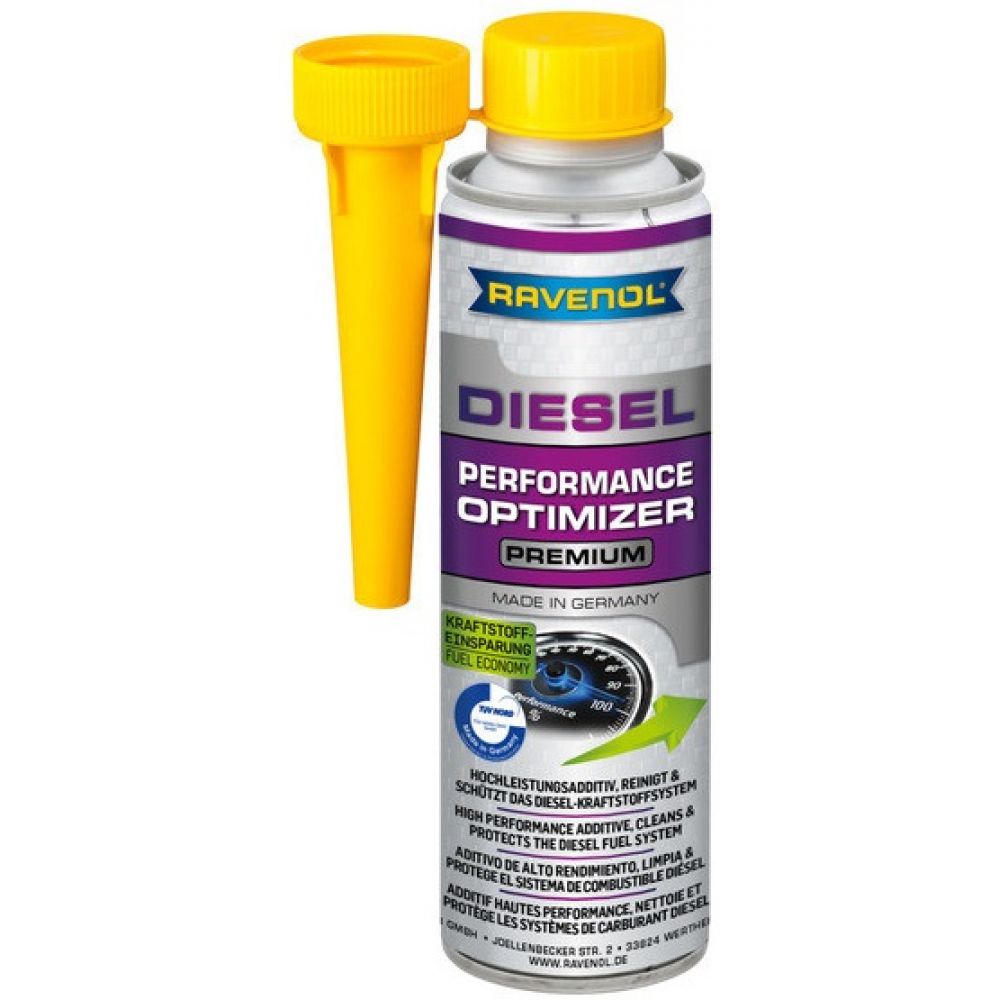 Комплексная присадка в дизельное топливо RAVENOL Diesel Performance Optimizer Premium, 0,3л
