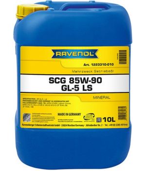 Трансмиссионное масло RAVENOL SCG Super Construction Gear 85W-90 GL-5 LS, 10л