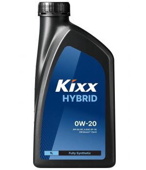Моторное масло Kixx Hybrid 0W-20, 1л