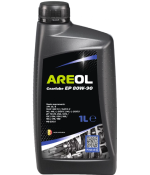 Трансмиссионное масло AREOL Gearlube EP 80W-90, 1л
