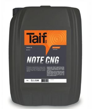 Моторное масло TAIF NOTE CNG 10W-40, 20л