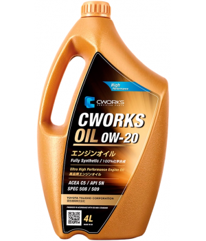 Моторное масло CWORKS OIL 0W-20 SPEC 508/509, 4л