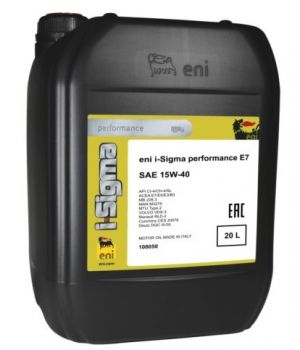 Моторное масло Eni i-Sigma Performance E7 15W-40, 20л