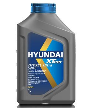 Моторное масло HYUNDAI XTeer Diesel Ultra 5W-40, 1л