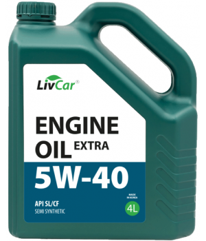 Моторное масло LIVCAR ENGINE OIL EXTRA 5W-40 API SL/CF, 4л