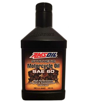 Моторное масло AMSOIL Synthetic Motorcycle Oil SAE 60 (0,946л)