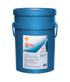 Моторное масло SHELL Helix HX7 SAE 10W-40, 20л