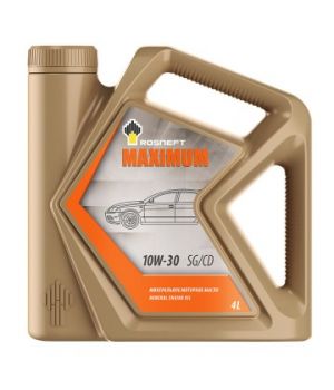 Моторное масло РОСНЕФТЬ RN Maximum 10W-30, 4л