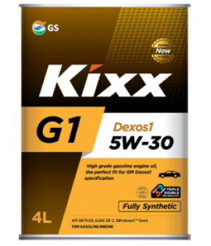 Моторное масло Kixx G1 Dexos1 SN Plus 5W-30, 4л