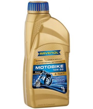 Моторное масло RAVENOL Motobike 4-T Ester 10W-50, 1л
