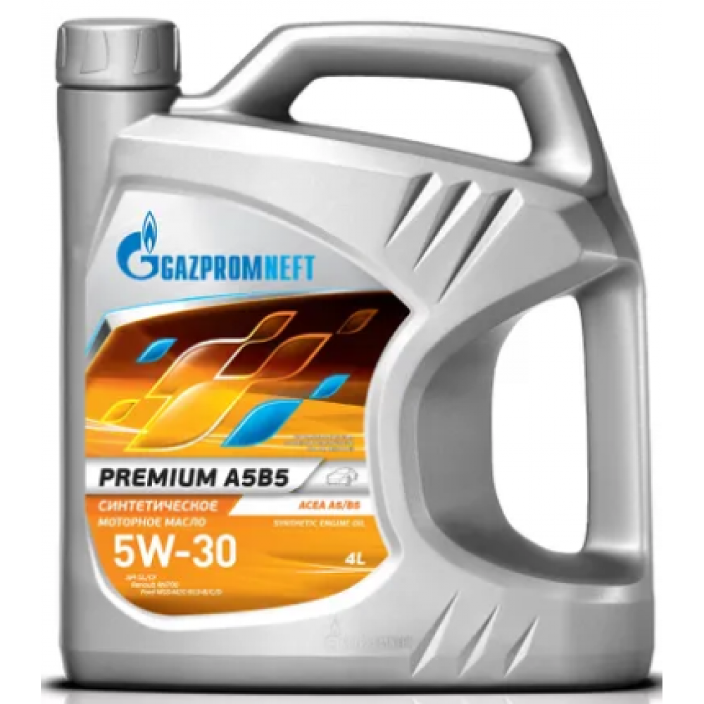  Моторное масло Gazpromneft Premium A5B5 5W-30, 4л