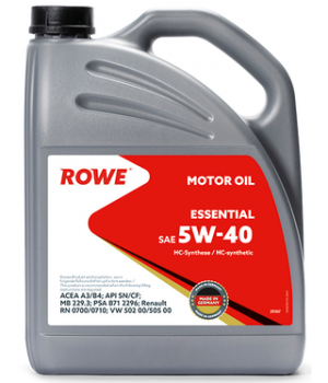 Моторное масло ROWE ESSENTIAL 5W-40, 4л