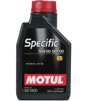 Моторное масло MOTUL Specific 504.00/507.00 0W-30, 1л
