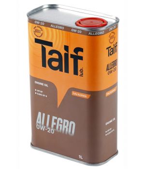 Моторное масло TAIF ALLEGRO 0W-20, 1л