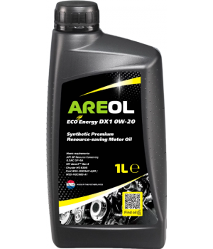 Моторное масло AREOL ECO Energy DX1 0W-20, 1л