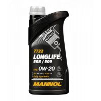 Моторное масло MANNOL 7722 LONGLIFE 508/509 0W-20, 1л