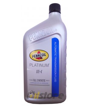 Трансмиссионное масло PENNZOIL Platinum ATF+4, 0.946л