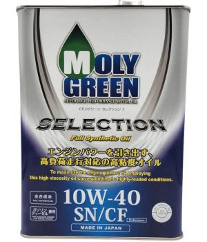 Моторное масло MolyGreen Selection​​​​​​​ SN/CF 10W-40, 4л