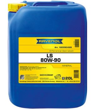 Трансмиссионное масло RAVENOL Sperrdiff. Hyp. Getr.Oil LS 80W-90 GL-5, 20л