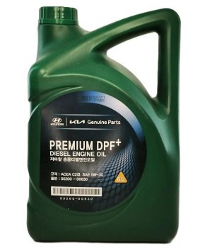 Моторное масло Hyundai/Kia MOBIS Premium DPF+ 5W-30, 6л