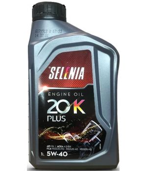 Моторное масло PETRONAS SELENIA 20К PLUS 5W-40, 1л