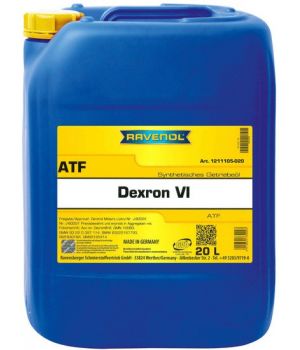 Трансмиссионное масло RAVENOL ATF Dexron VI, 20л
