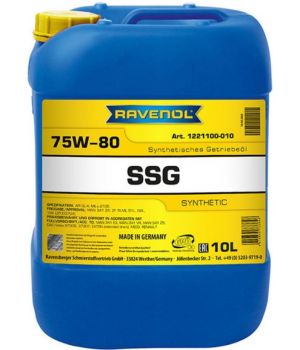 Трансмиссионное масло RAVENOL SSG 75W-80, 10л