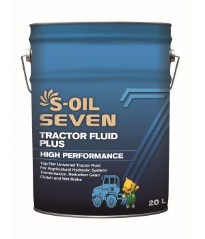 Трансмиссионное масло S-OIL 7 TRACTOR FLUID PLUS 80W, 20л