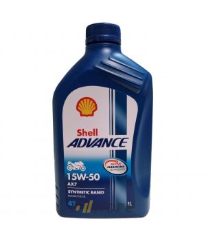 Моторное масло Shell Advance 4T AX7 15W-50, 1л