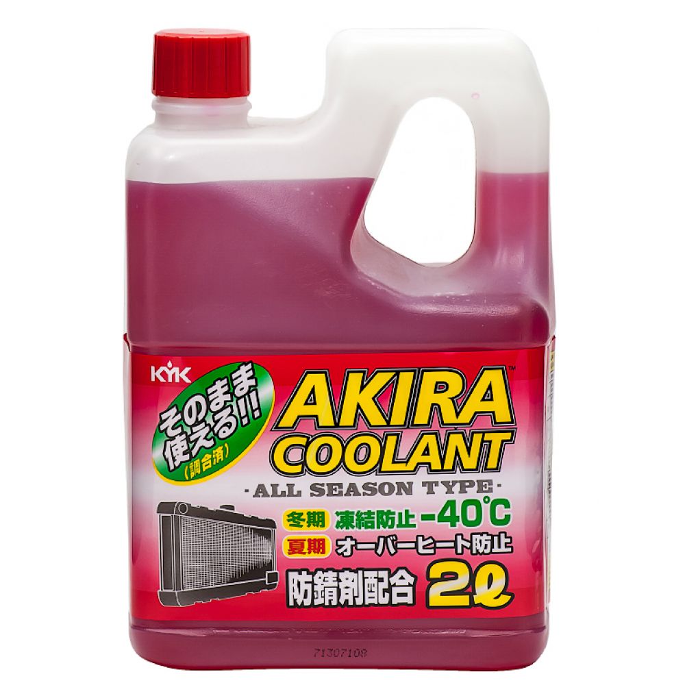 Антифриз Akira Coolant -40°C красный, 2л
