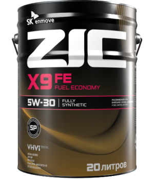 Моторное масло ZIC X9 FE 5W-30, 20л