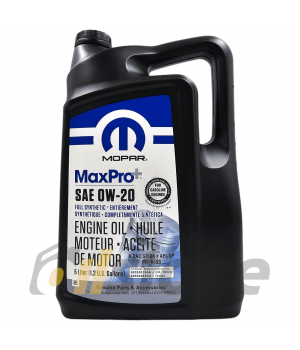 Моторное масло MOPAR MaxPro+ 0W-20, 5л