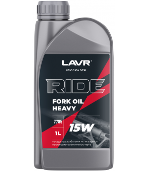 Вилочное масло LAVR MOTO RIDE FORK OIL 15W, 1л