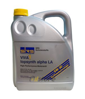 Моторное масло SRS VIVA 1 topsynth alpha LA 5W-30, 5л